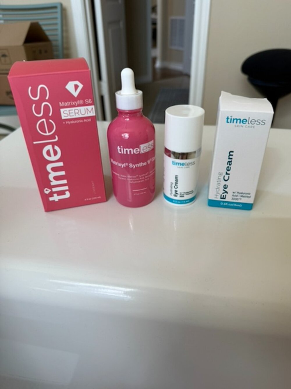 Timeless Matrixyl Synthe'6 Serum & Hydrating Eye Cream with Peptide Complex